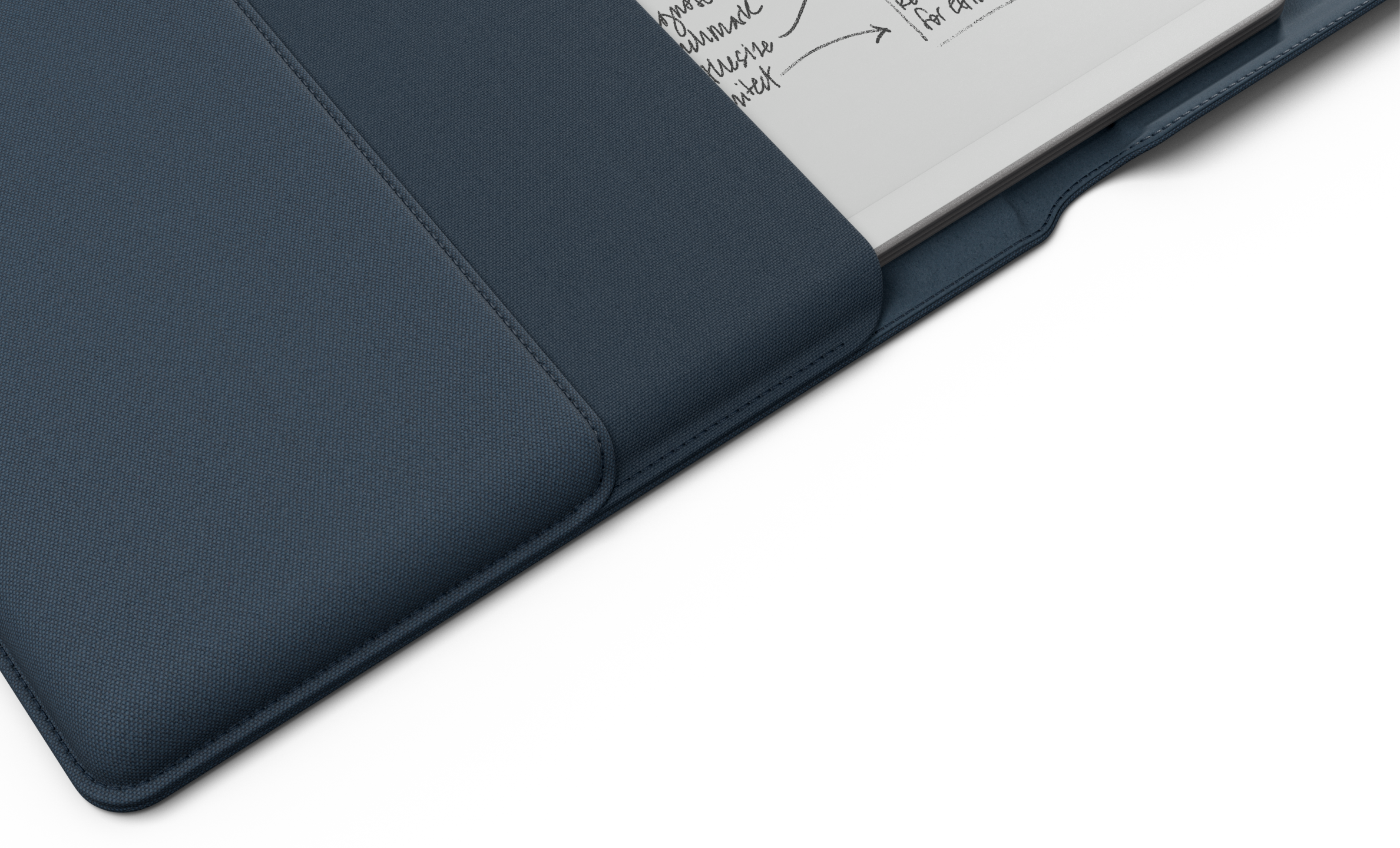 Image of the reMarkable Paper Pure with the Ocean Blue Folio