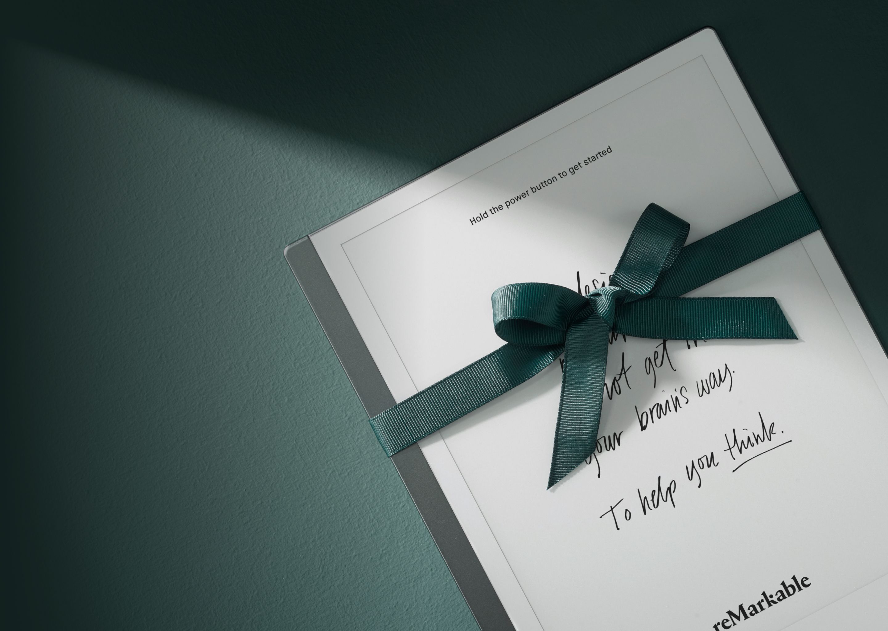 reMarkable tablet with ribbon