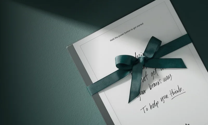 reMarkable tablet with ribbon