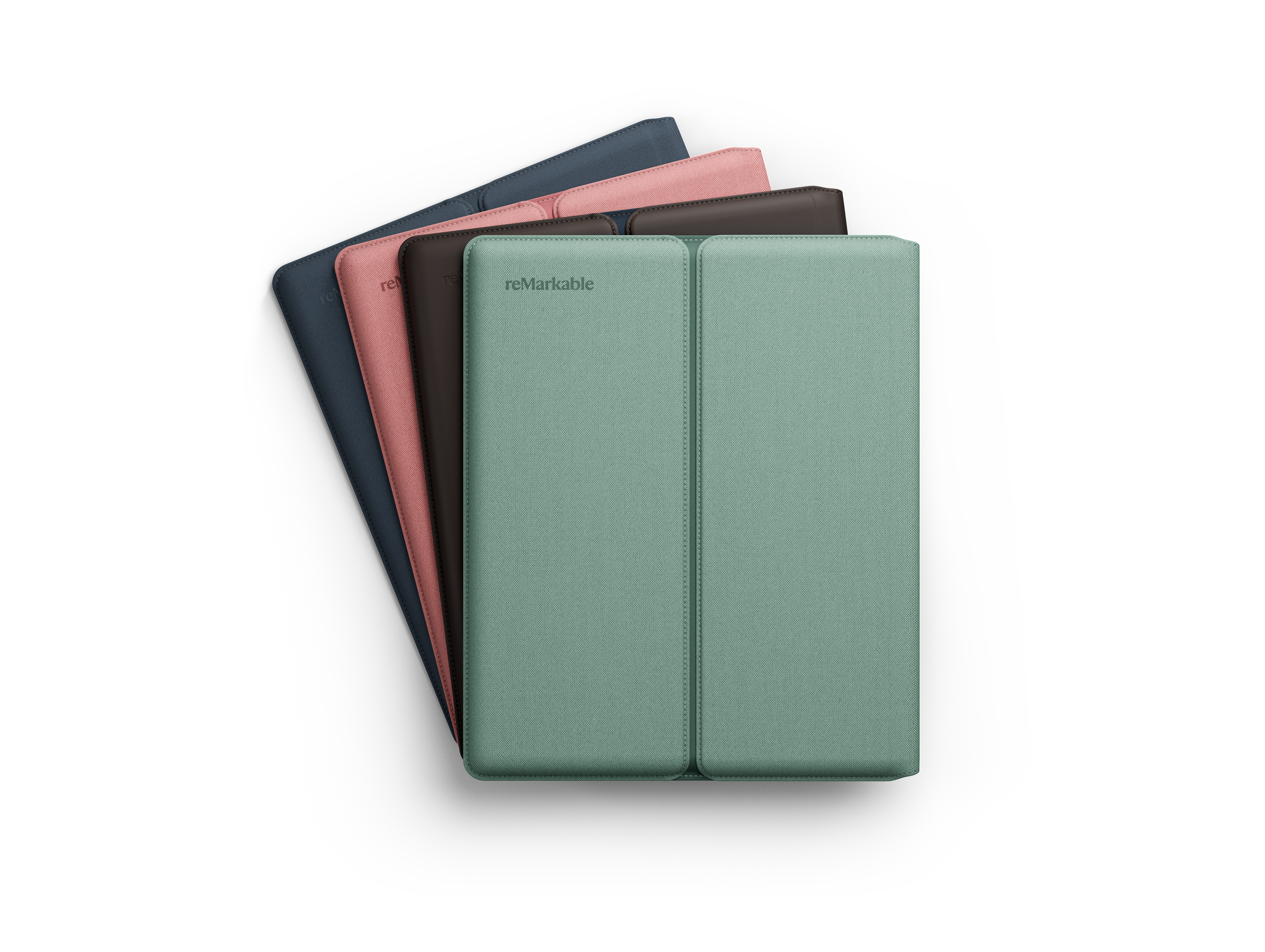 Image showing the Sleeve Folio for reMarkable Paper Pure in all 4 colors.