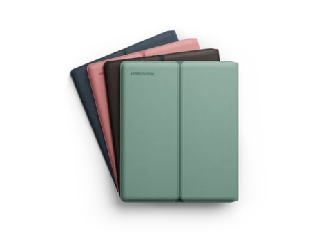 Image showing the Sleeve Folio for reMarkable Paper Pure in all 4 colors.