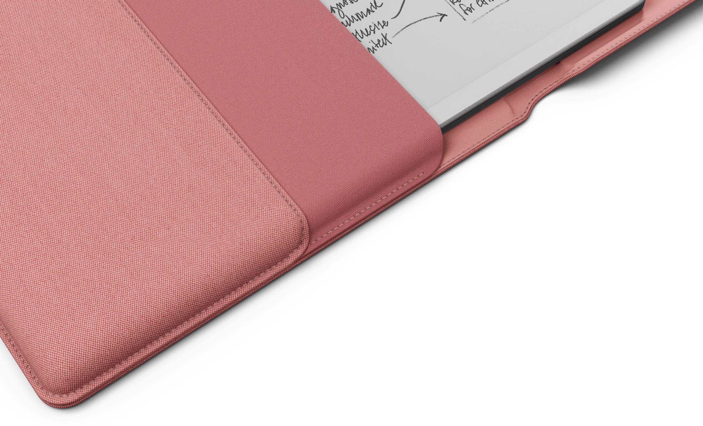 Image of the reMarkable Paper Pure with Marker Plus and Desert Pink Folio