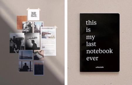 Before reMarkable 1 shipped in 2017, 100 copies of ‘this is my last notebook ever’ were made. There would soon be no need for paper notebooks.
