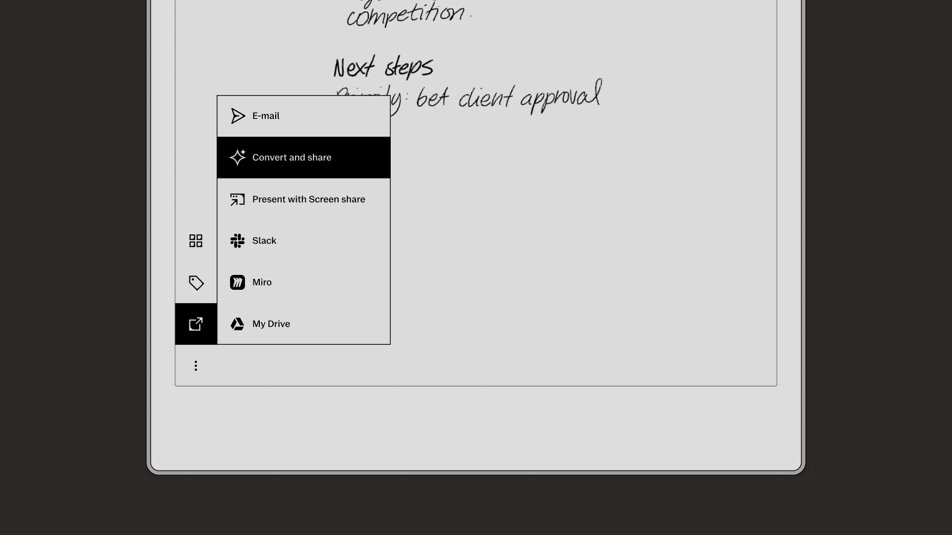 convert and share