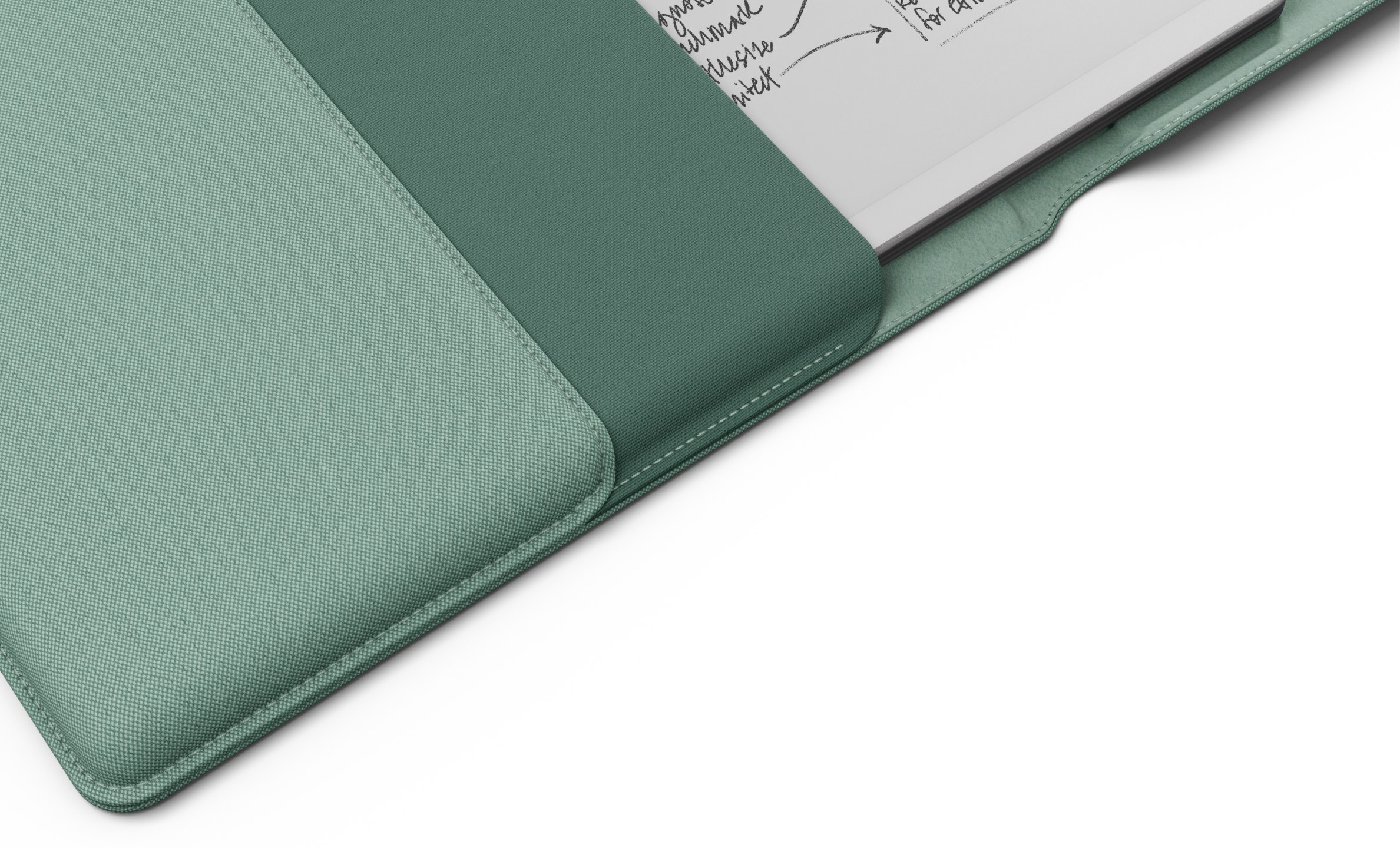 Image of the reMarkable Paper Pure with Mist Green Folio