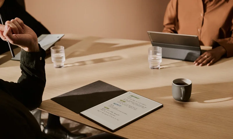 reMarkable tablet on table