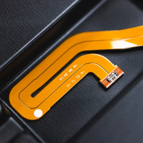 Close-up image of a hardware component