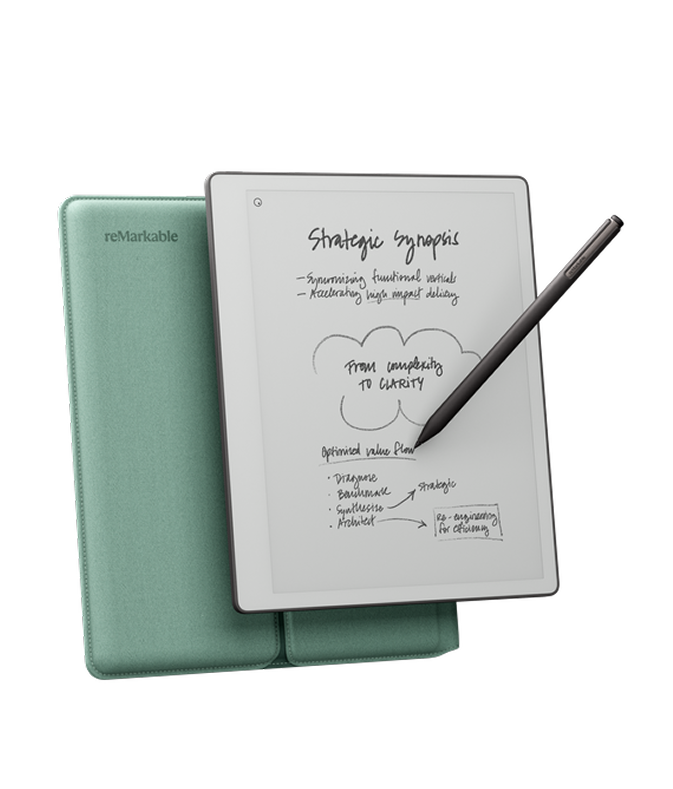 reMarkable Paper Pure, with blue Folio