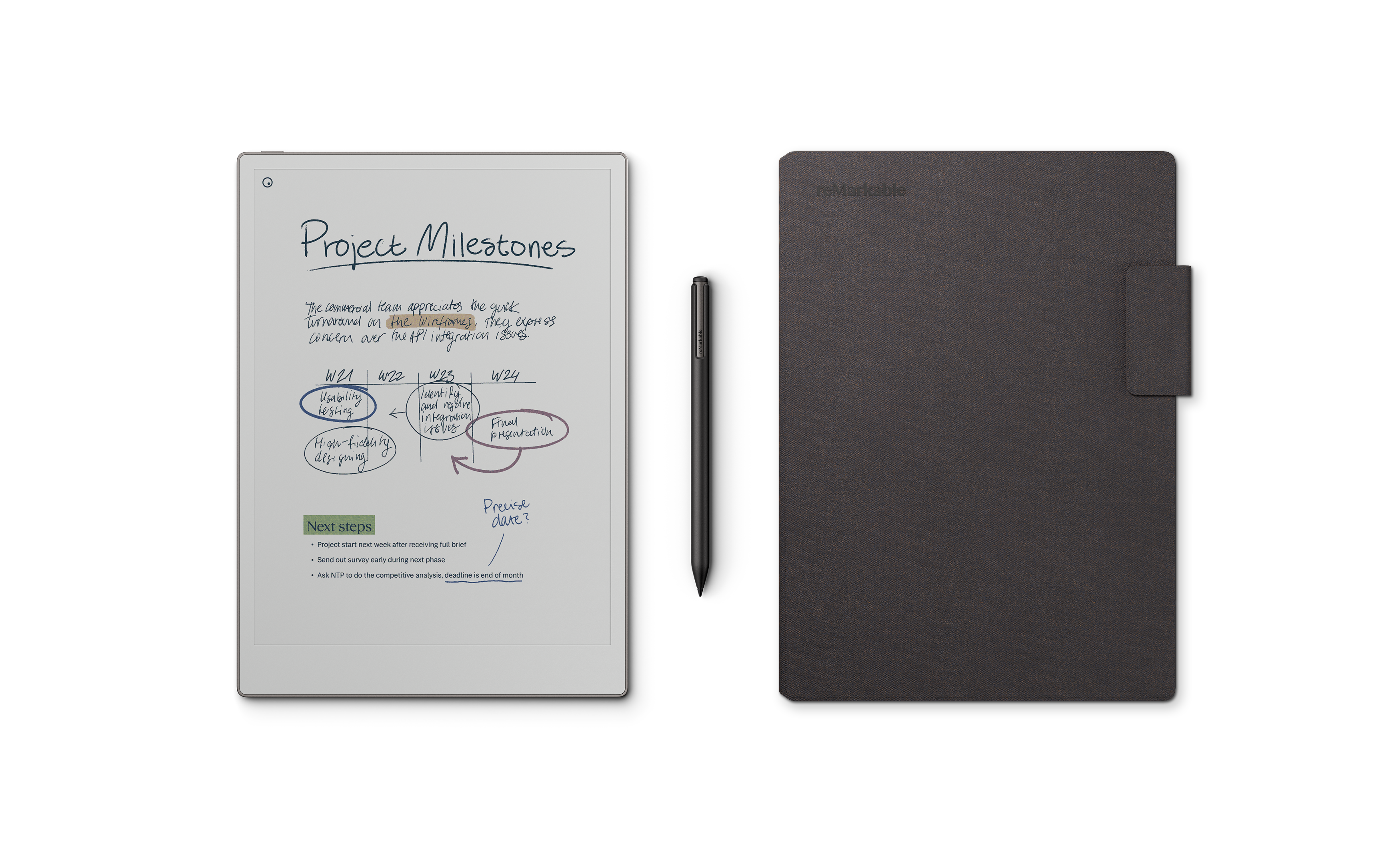 液タブ・ペンタブ reMarkable PaperPro MarkerPlus+BookFolio Amazon