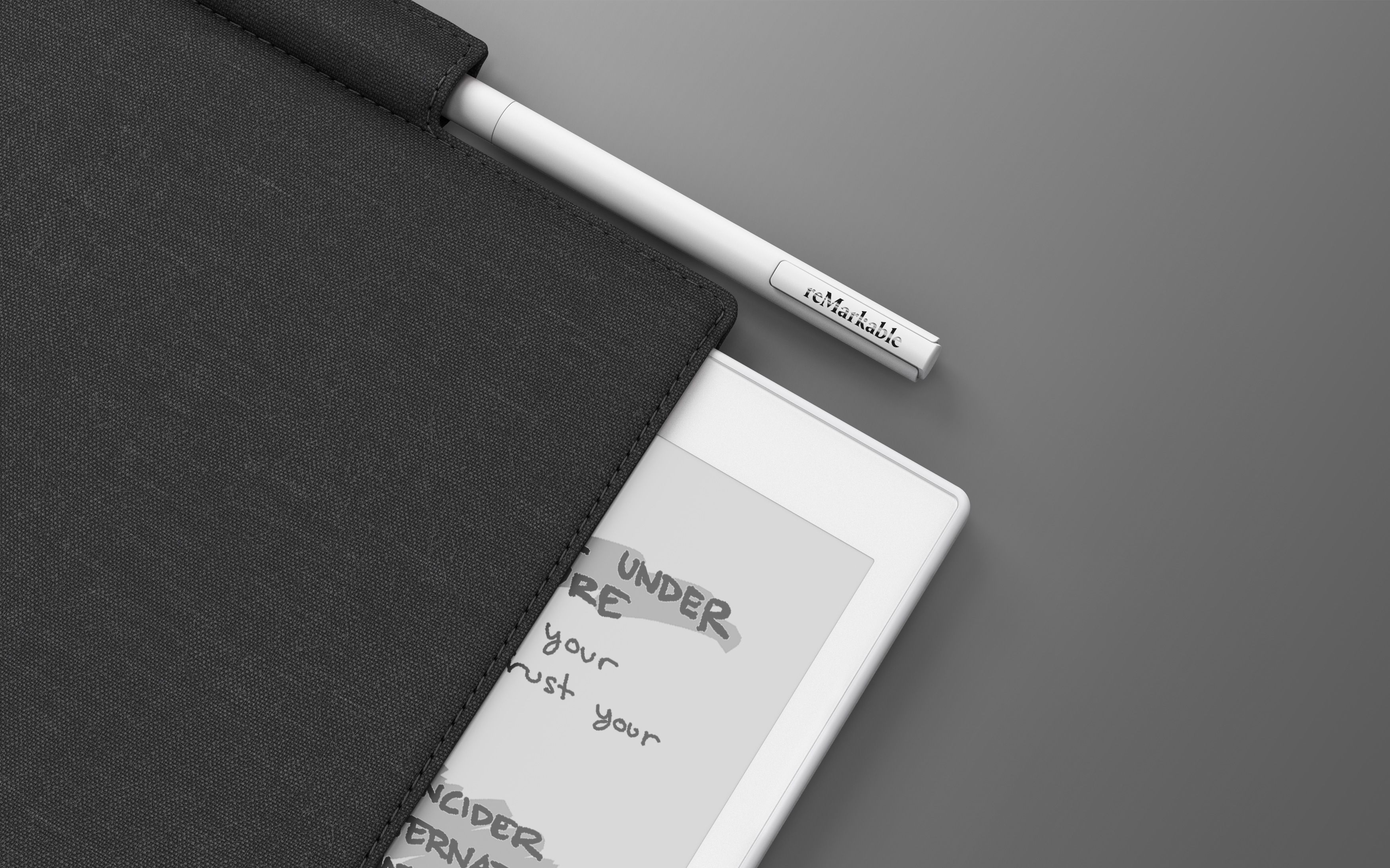 reMarkable Essentials Bundle inklusive reMarkable 2 – The Paper Tablet ,  Marker Plus, Book Folio in schwarzem Premium Leder, und 1 Jahr kostenloses  Connect Abonnement: : Computer & Zubehör