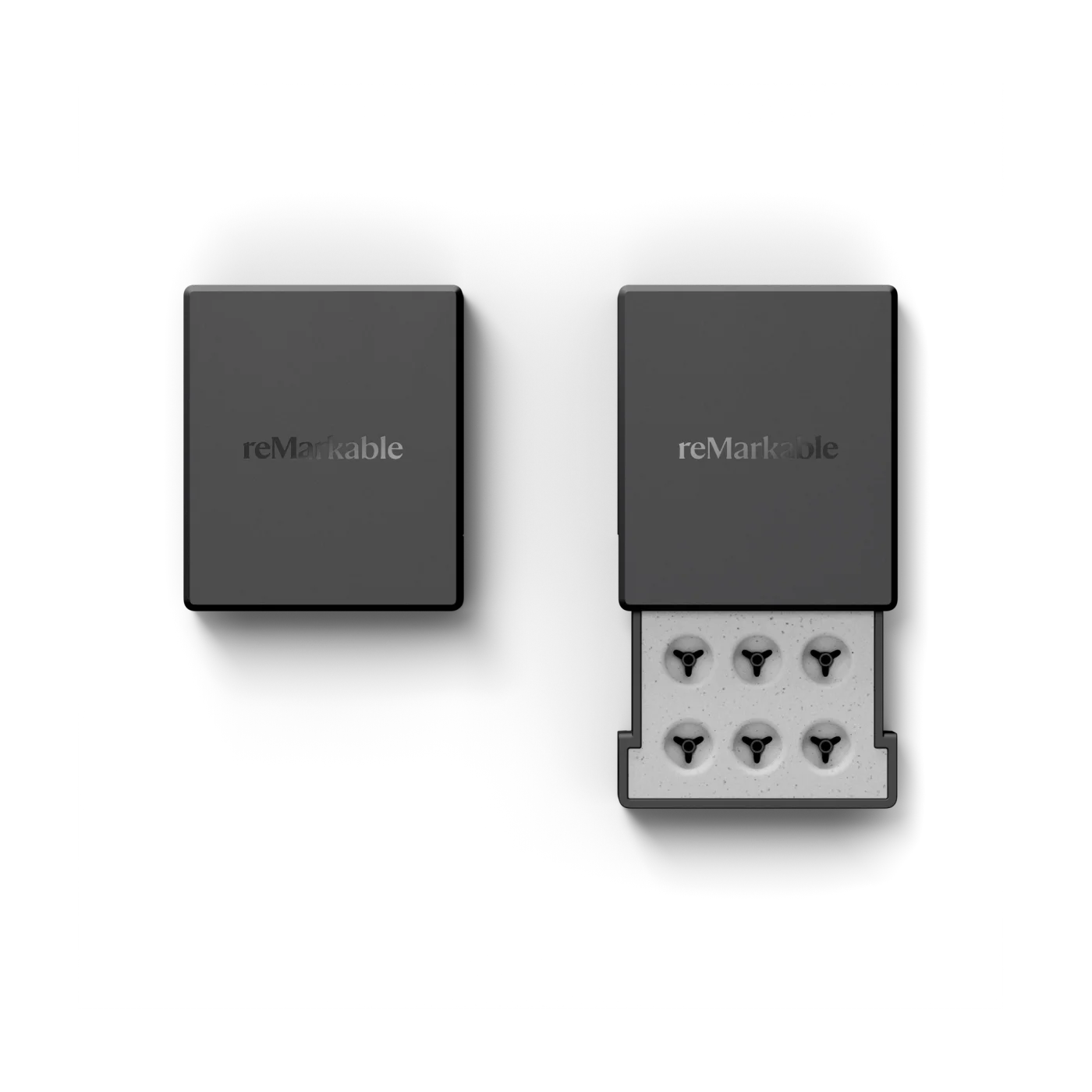 Two Marker tips boxes, one open and one closed.