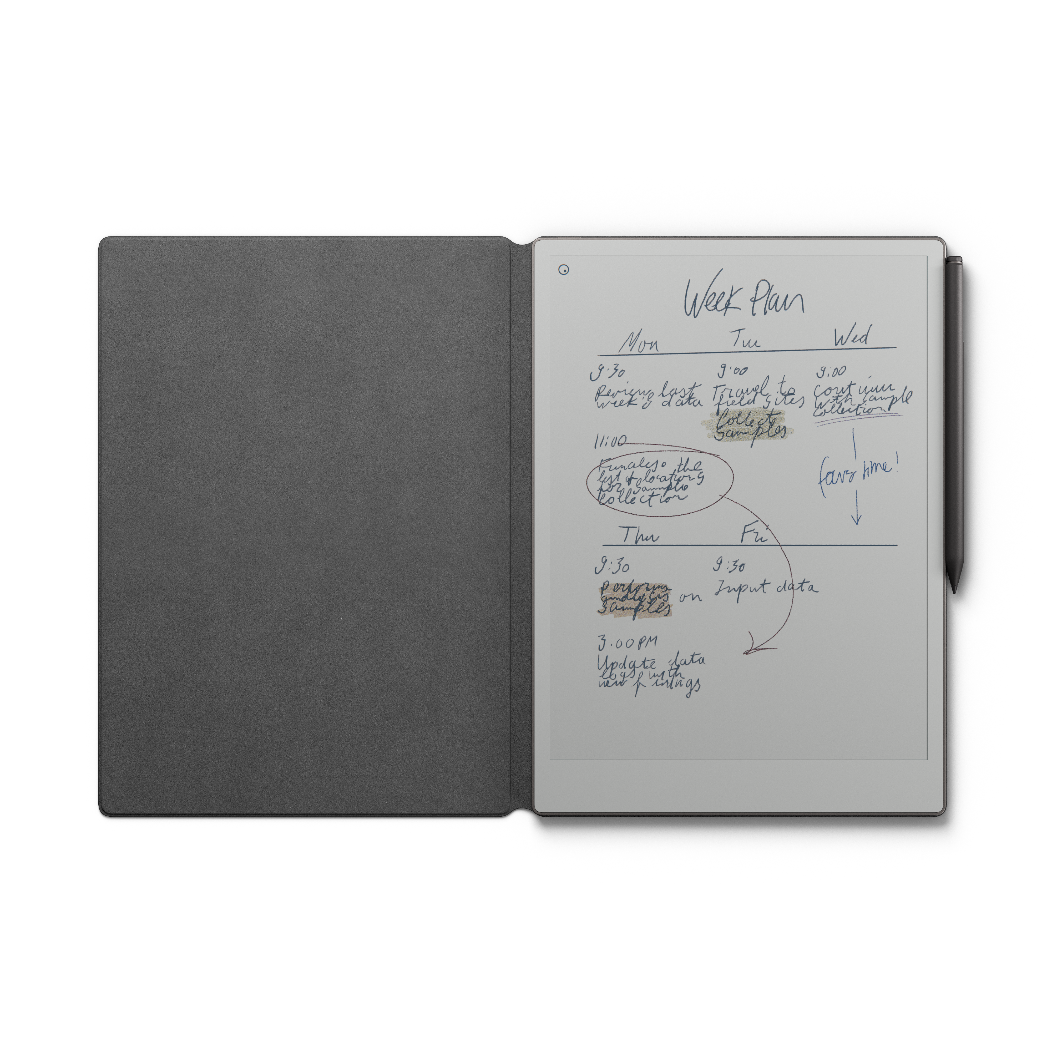 Book Folio - Premium leather - Black