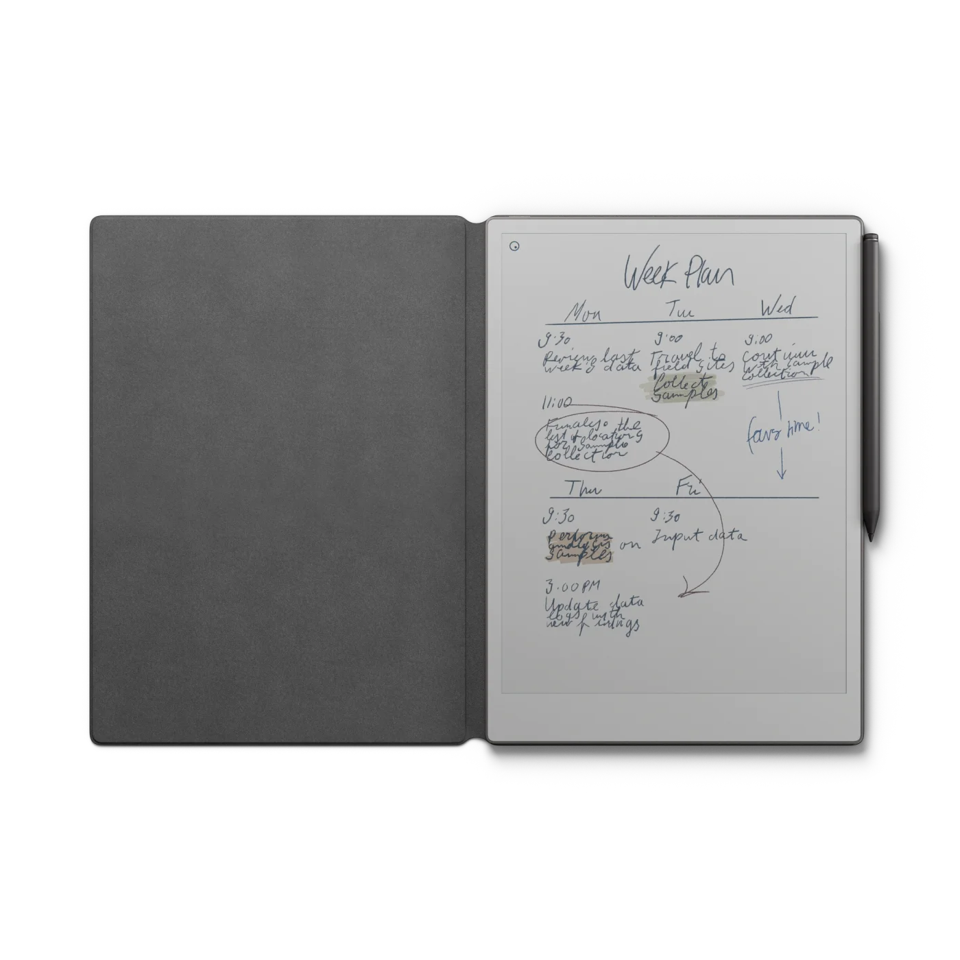 Book Folio - Premium leather - Black