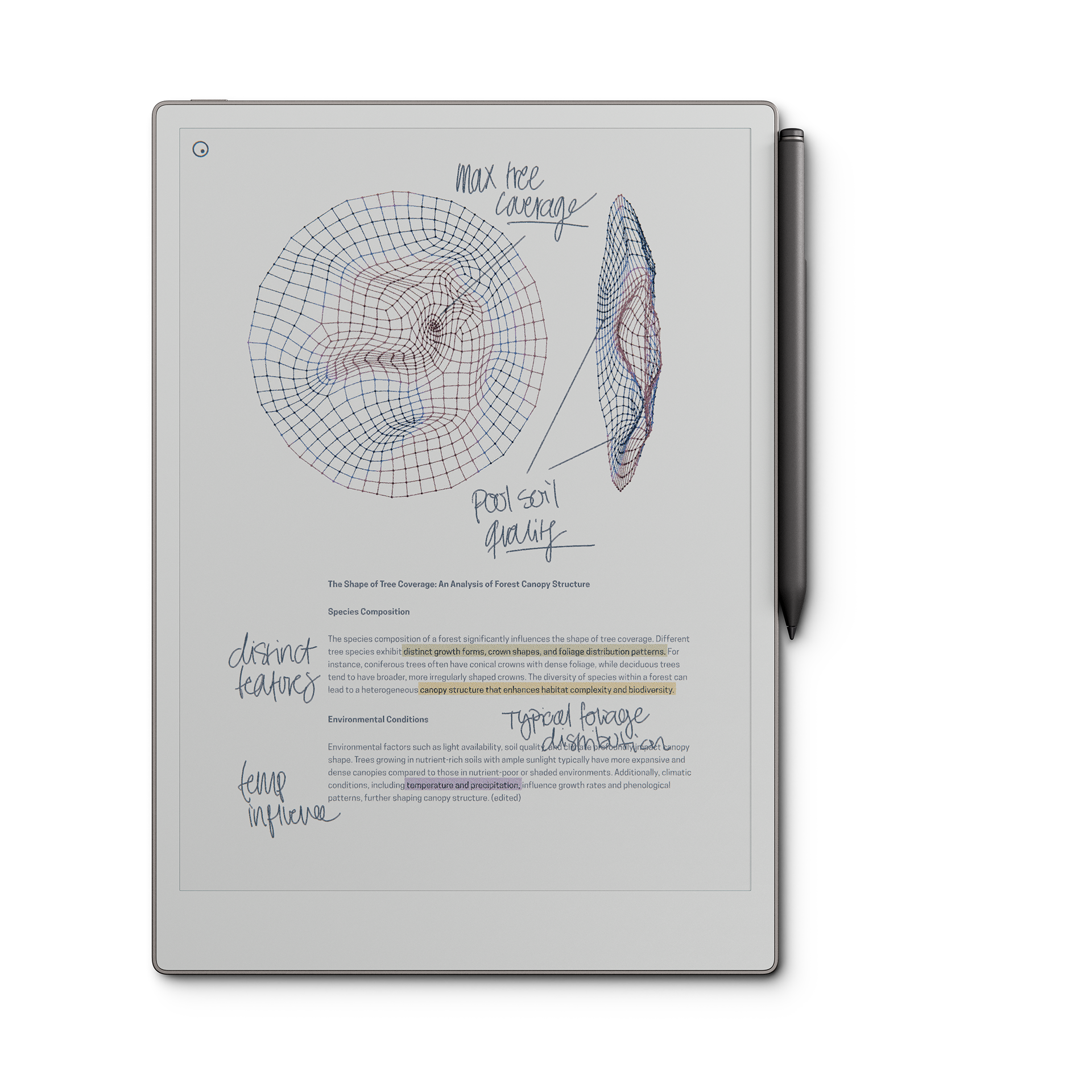 A reMarkable Paper Pro and reMarkable Paper Pro Move with markers
