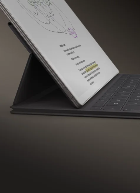 Type Folio from the side