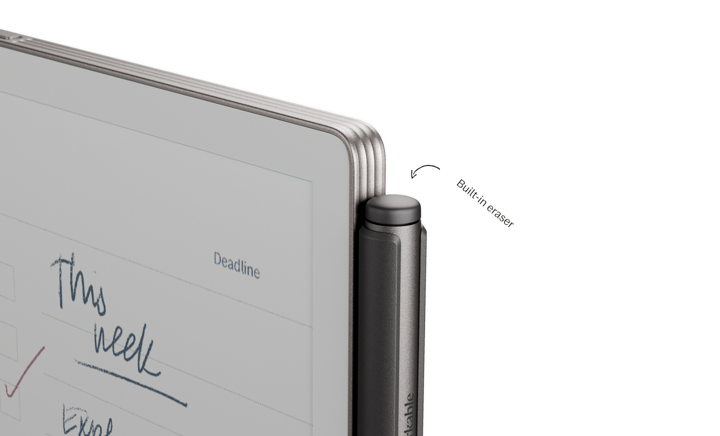 reMarkable Paper Pro Move with Marker Plus built-in eraser