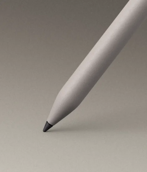 reMarkable Marker tip touching the paper tablet.