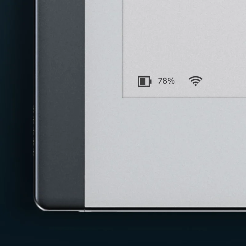 Battery icon on reMarkable 2