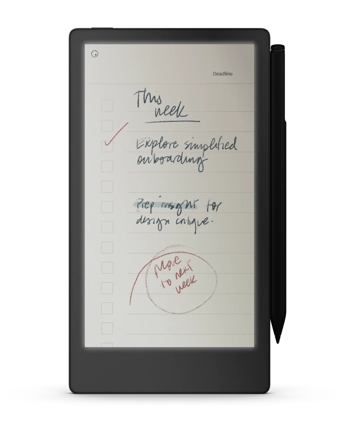 How to Import Templates to reMarkable Paper Pro Move writing page device only