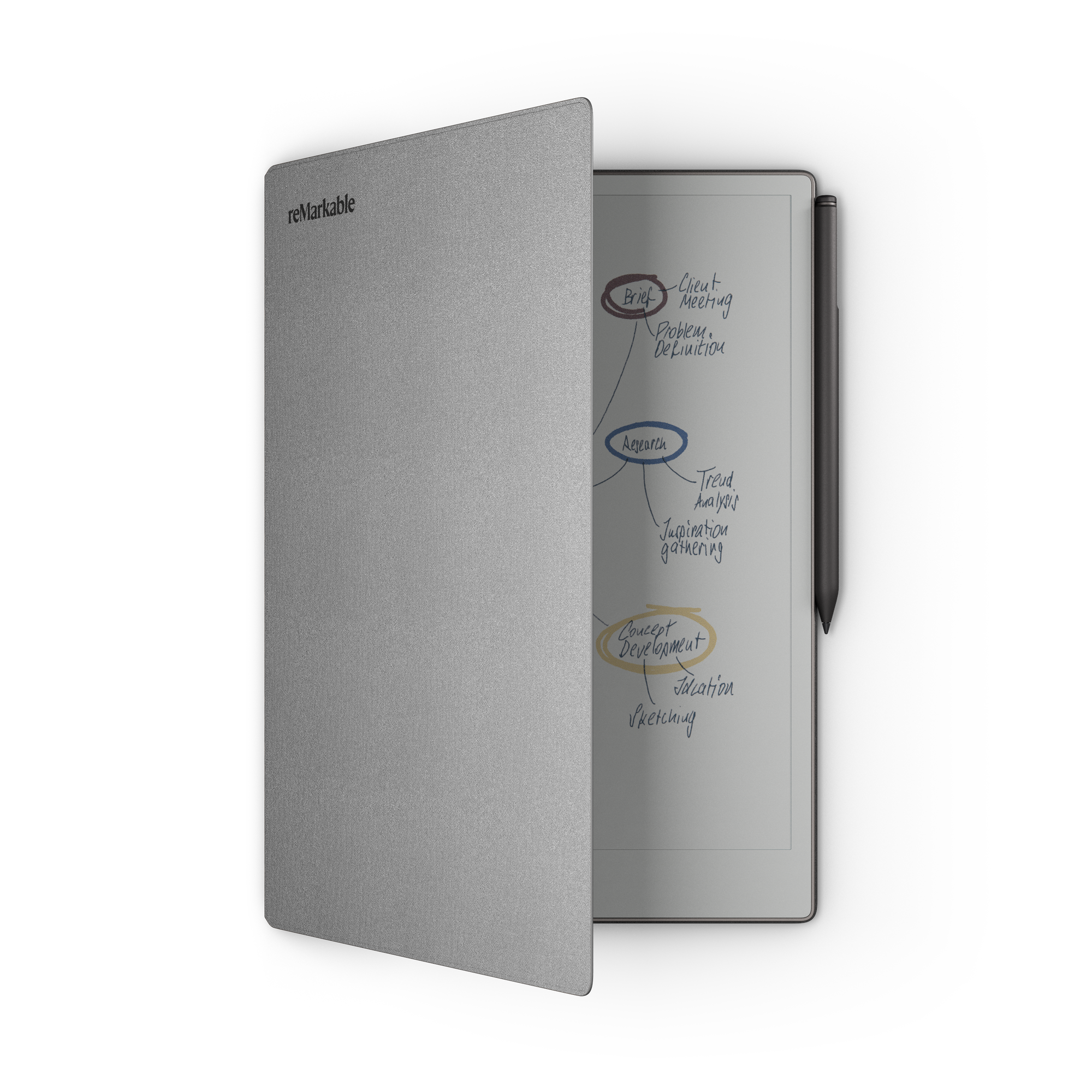 reMarkable Book Folio for Paper Pro (Polymer weave), цвет: Серый