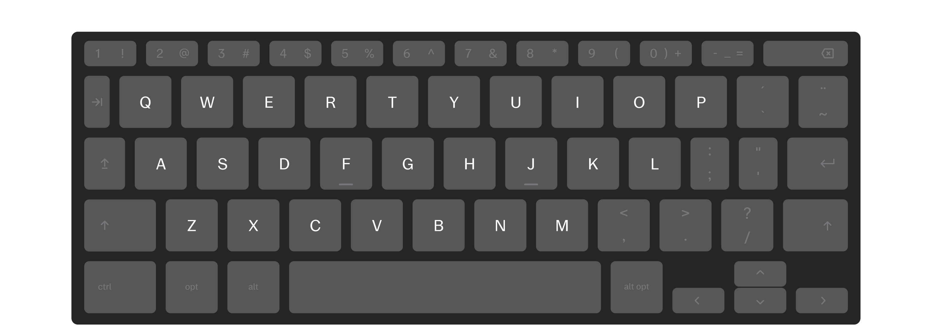 Type Folio keyboard size displaying similar size as average laptop keyboard.