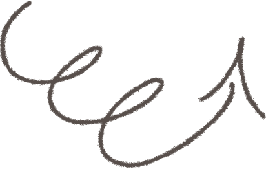 Scribbled Arrow pointing upwards