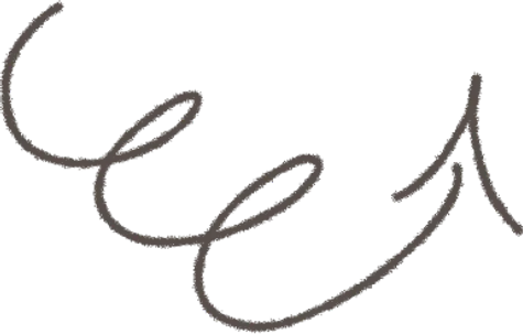 Scribbled Arrow pointing upwards