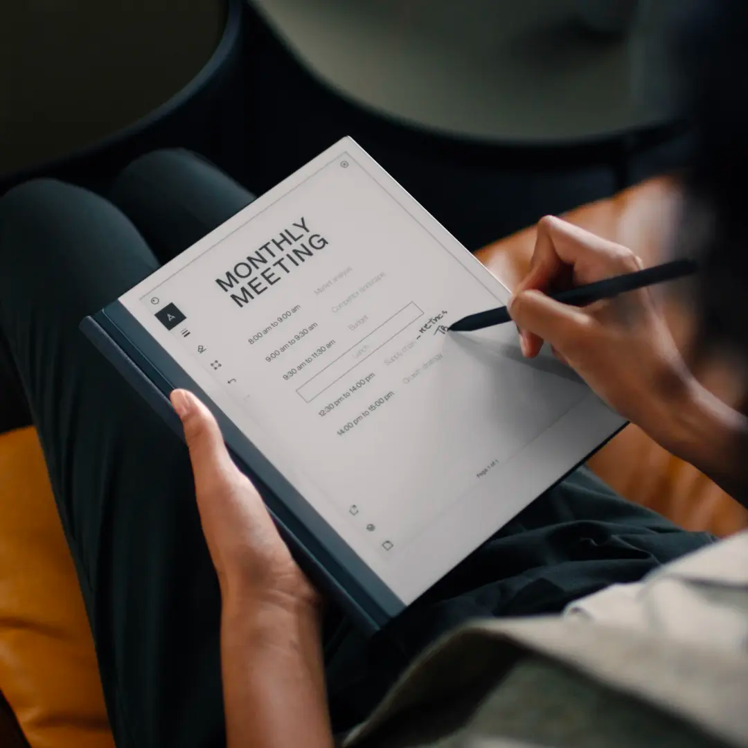 Writing on reMarkable device