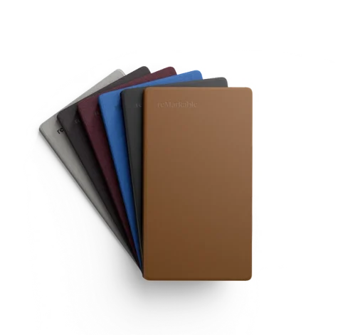 Image of Book Folios for reMarkable Paper Pro Move in all different materials and colors