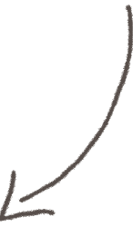 down left arrow scribble