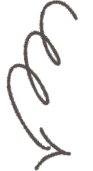 downwards twisty arrow scribble