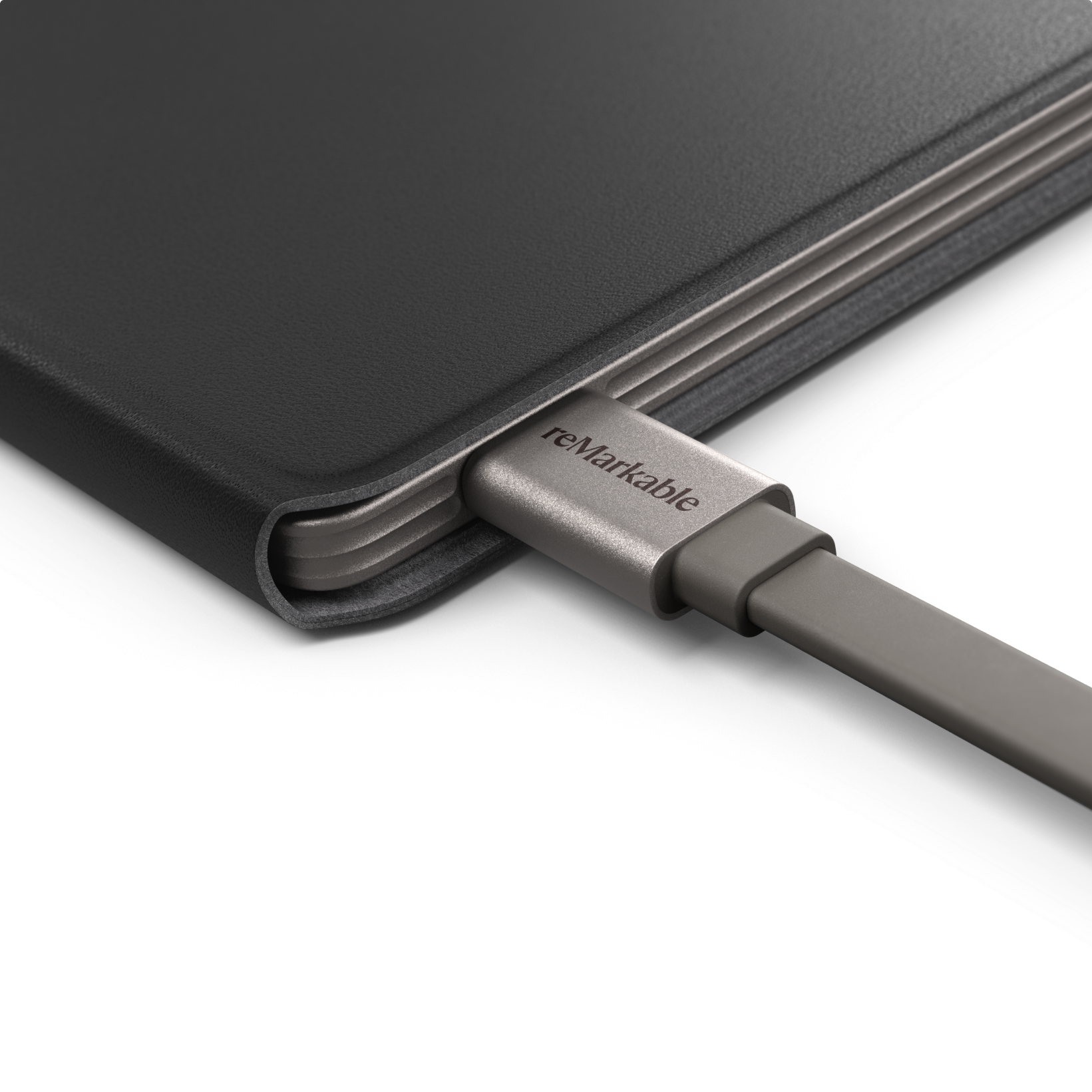 reMarkable paper tablet charging cable.
