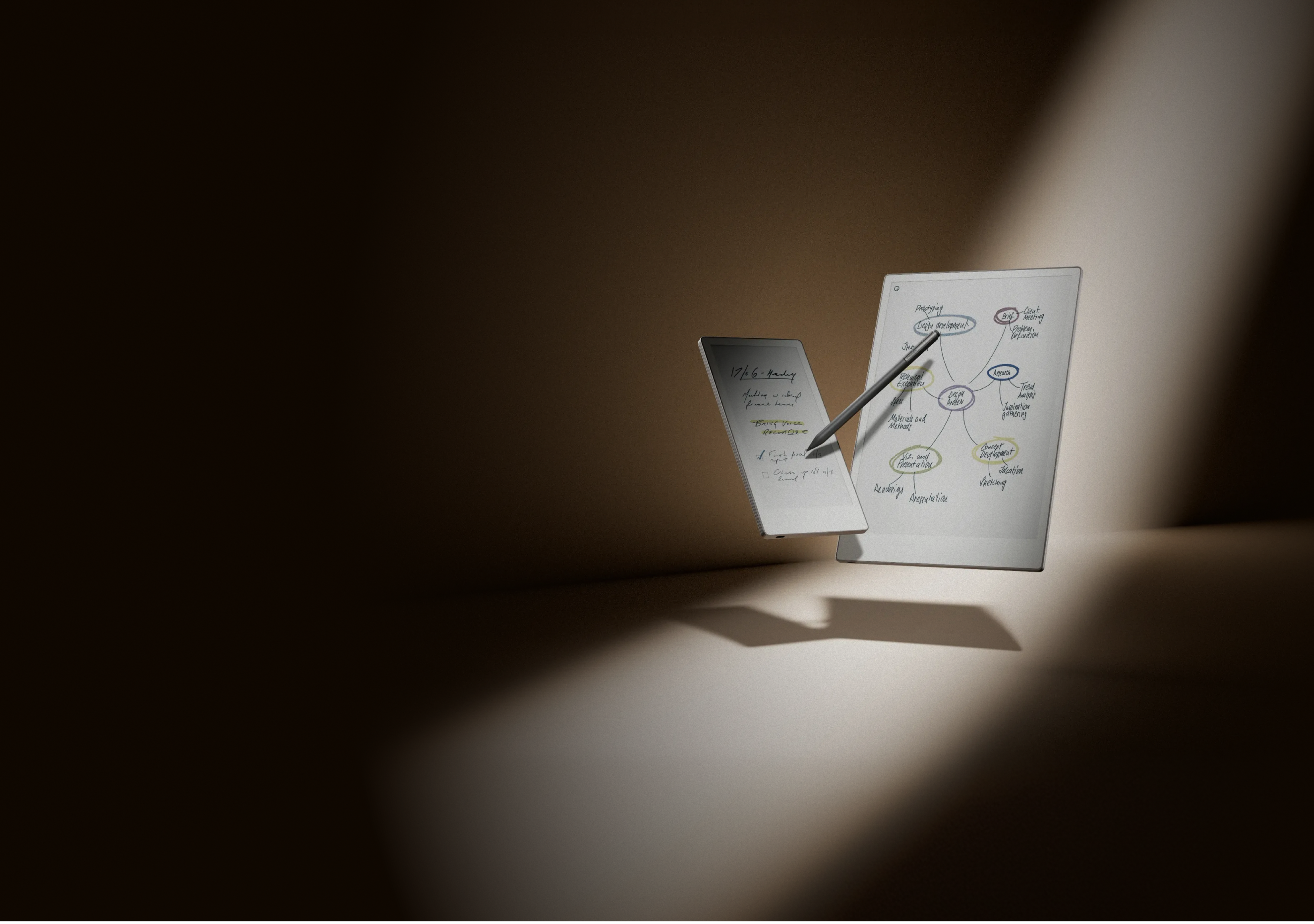 Product display of reMarkable Paper Pro and reMarkable Paper Pro Move