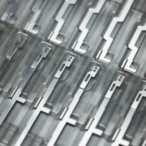 Close-up image of hardware components