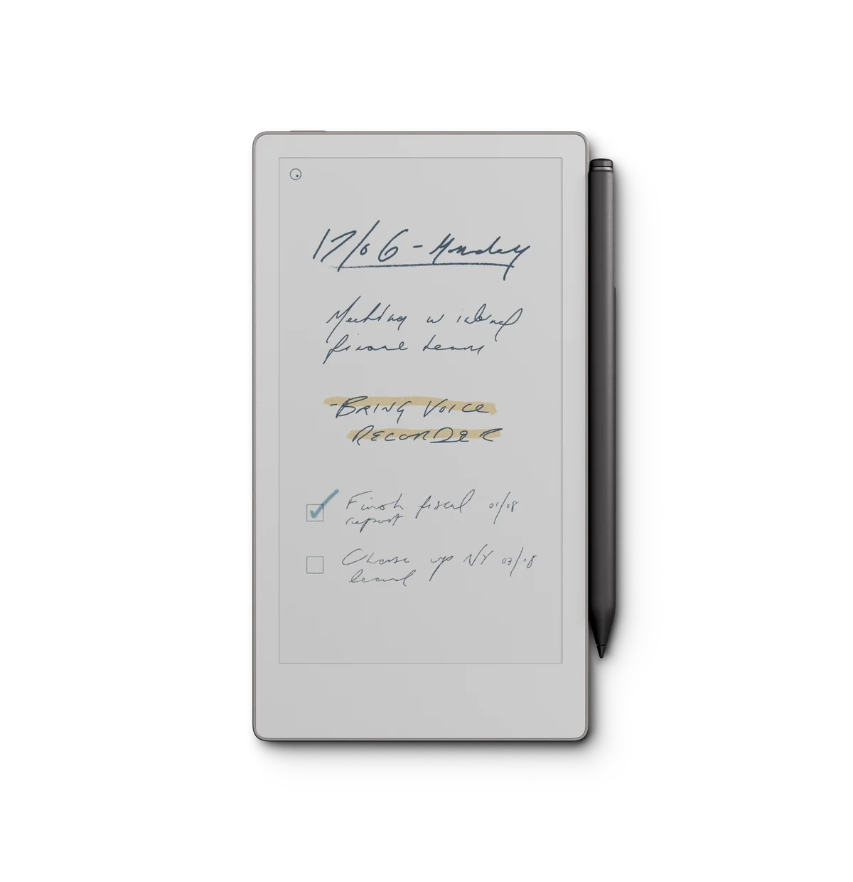 How to Import Templates to reMarkable Paper Pro Move device only hero image