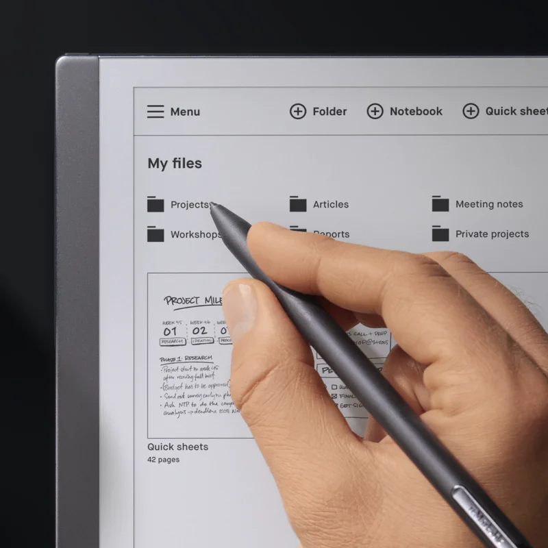 Folder structure on reMarkable 2