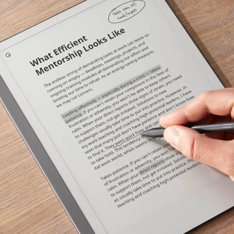 Highlighter and annotations on reMarkable 2