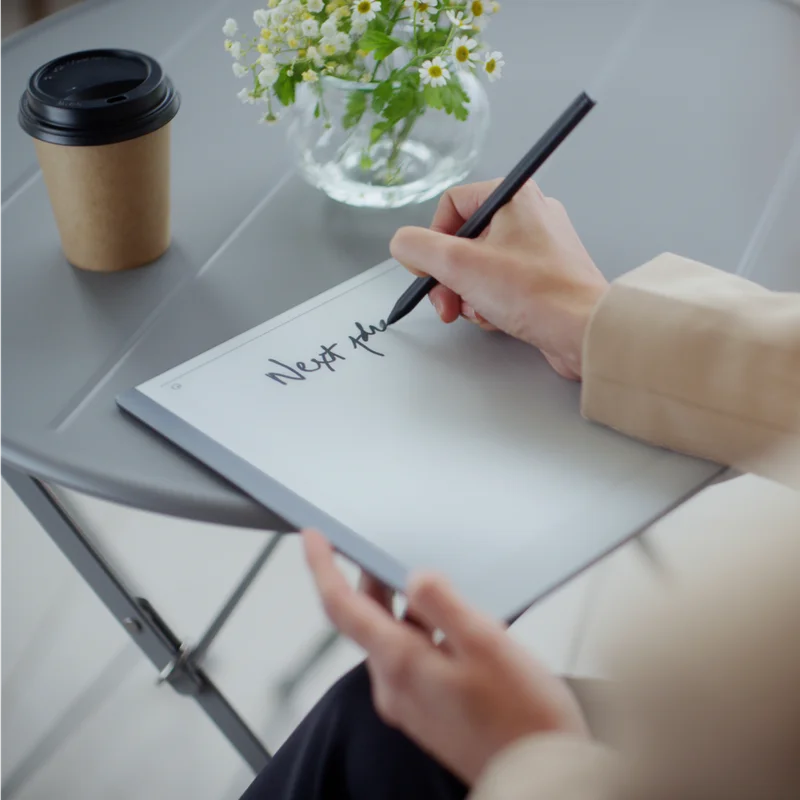 Writing on reMarkable 2 outside