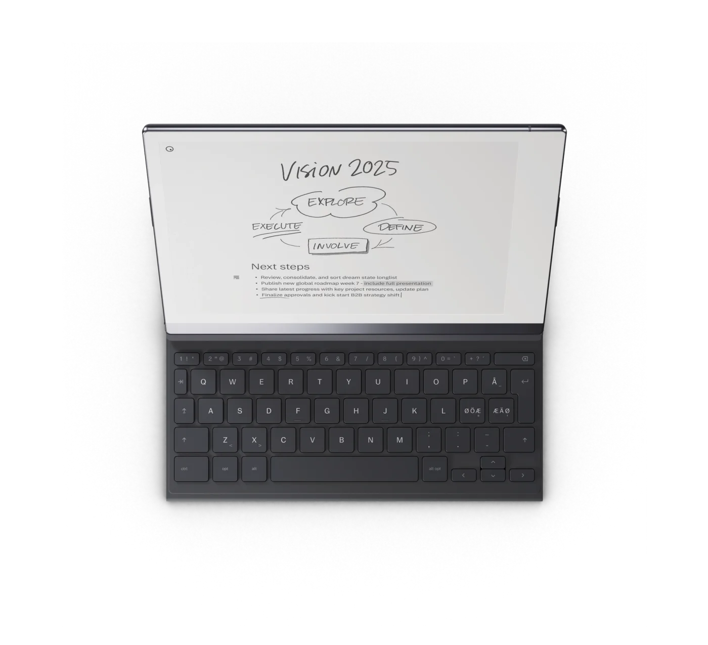 Type Folio from the top