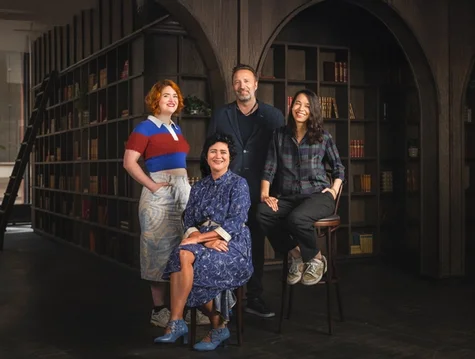 A group photo of the Scientific advisory board in a library setting - Dr. Thomas Ramsøy
Neuroscientist and neurotechnology expert, Audrey van der Meer
Neuroscientist specializing in learning and handwriting, Amber Case Calm technology pioneer and Anne-Laure Le Cunff
Mindful productivity expert and founder of Ness Labs