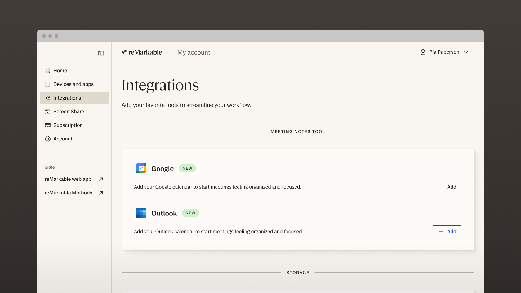 integrations