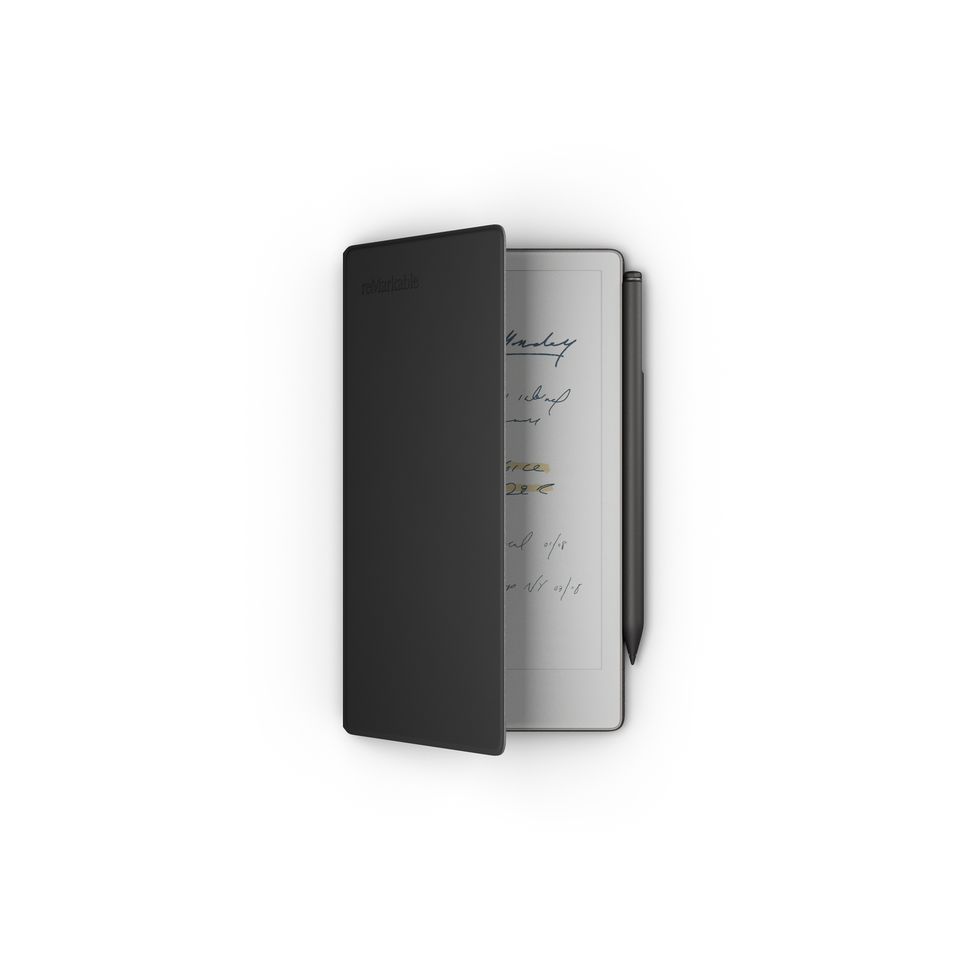 reMarkable Book Folio for Paper Pro Move (Premium leather), цвет: Чёрный — фото 3