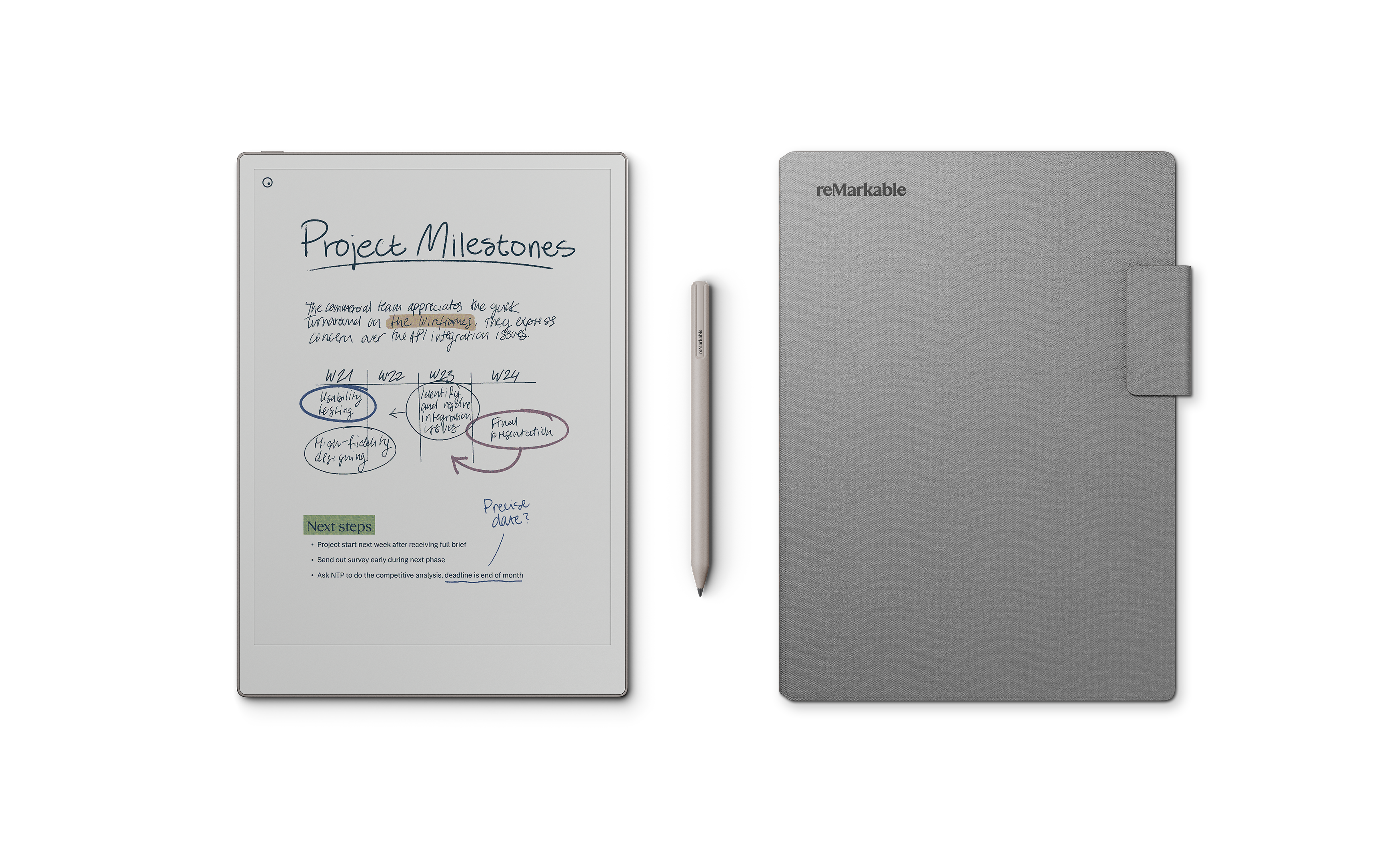 reMarkable Paper Pro - Marker - Book Folio (polymer)