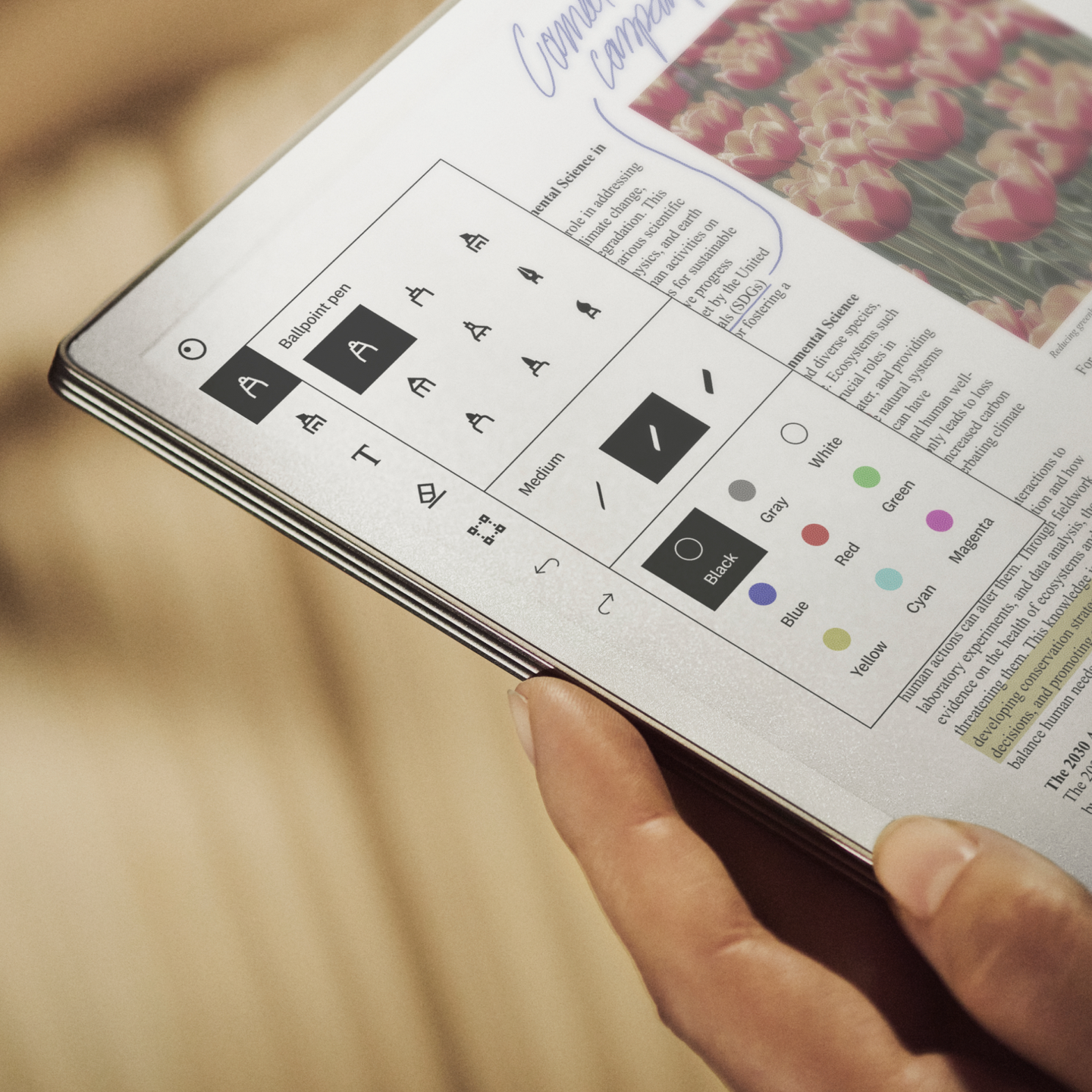 Таблет ePaper reMarkable Paper Pro, платнен цветен дисплей 11,8 ...