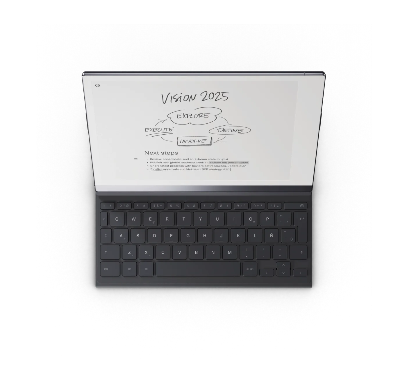 Type Folio from the top