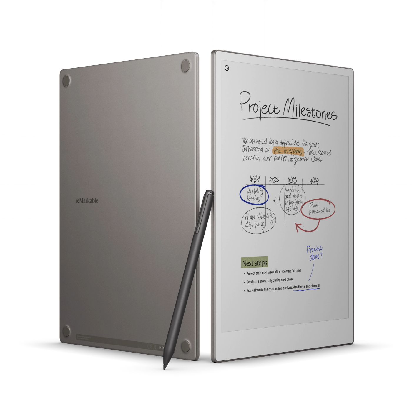 Marker Plus and device reMarkable Paper Pro