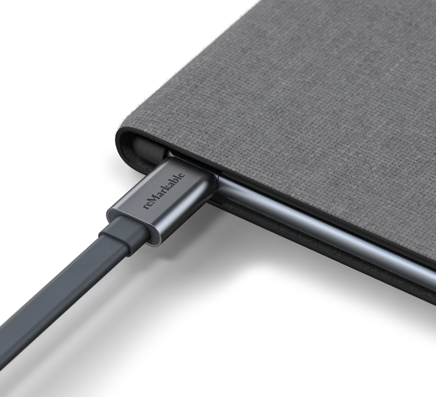 Cable connected to reMarkable 2