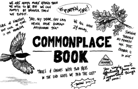 Commonplace Book sketch.