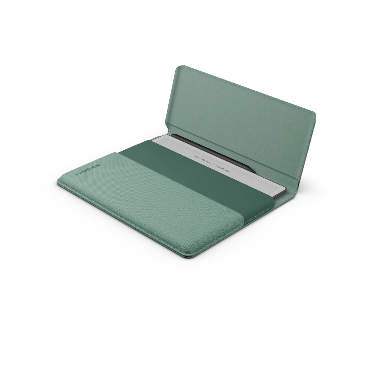 reMarkable Paper Pure inside the Sleeve Folio in Mist Green