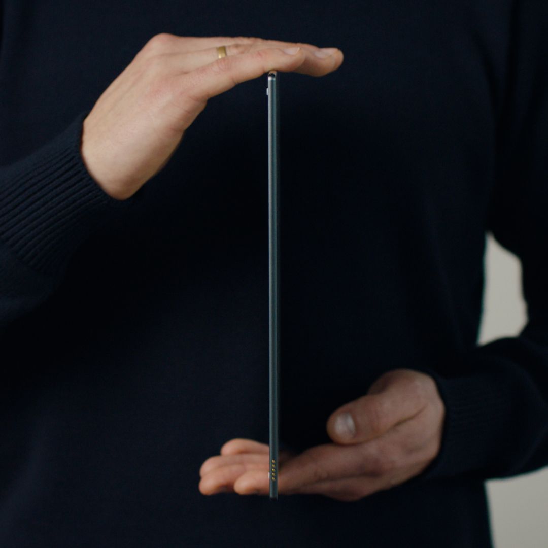 Man holding reMarkable 2